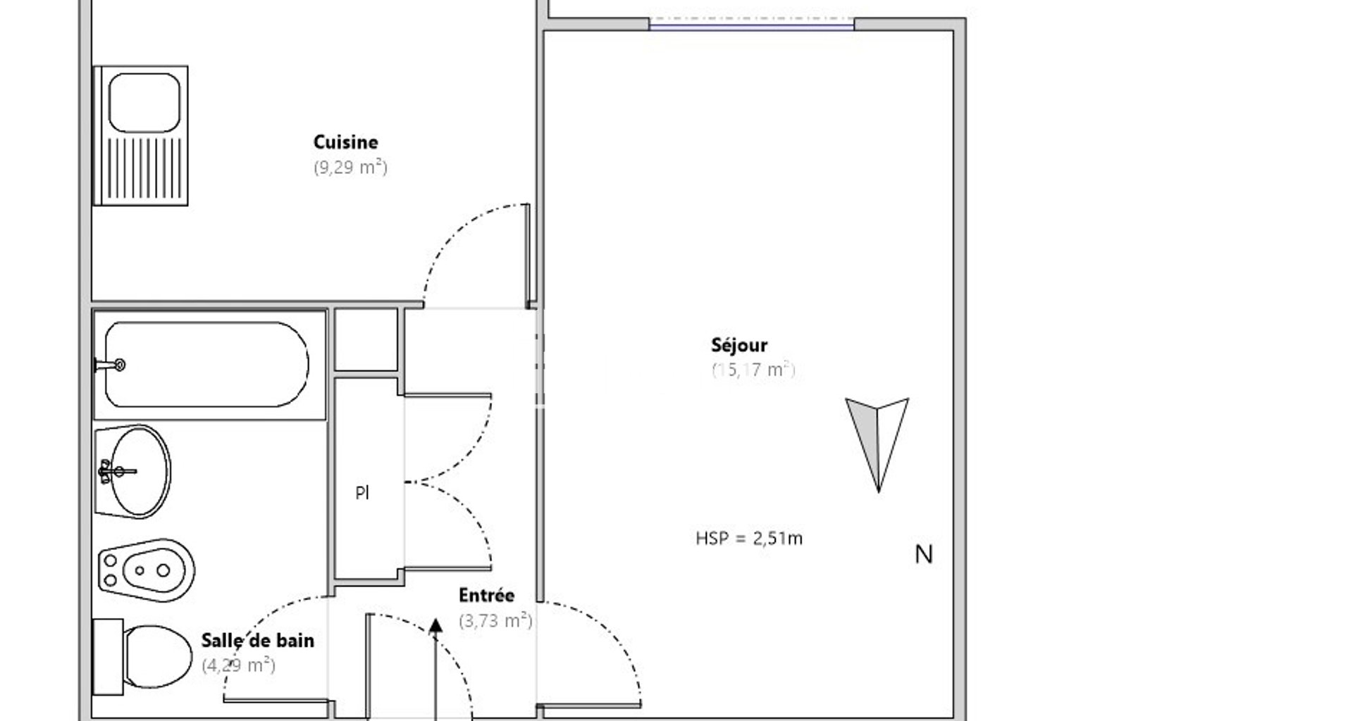 Appartement à louer, 32m², Limoges