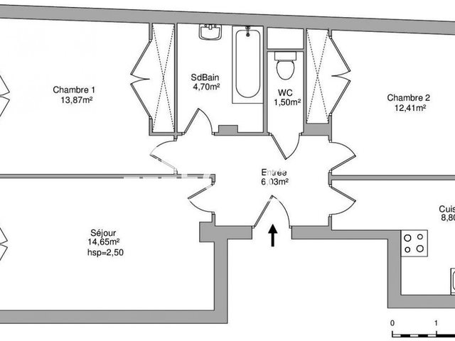 Appartement à louer, 61m², Antibes