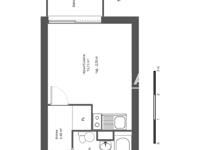 Appartement à louer, 20m², Toulouse