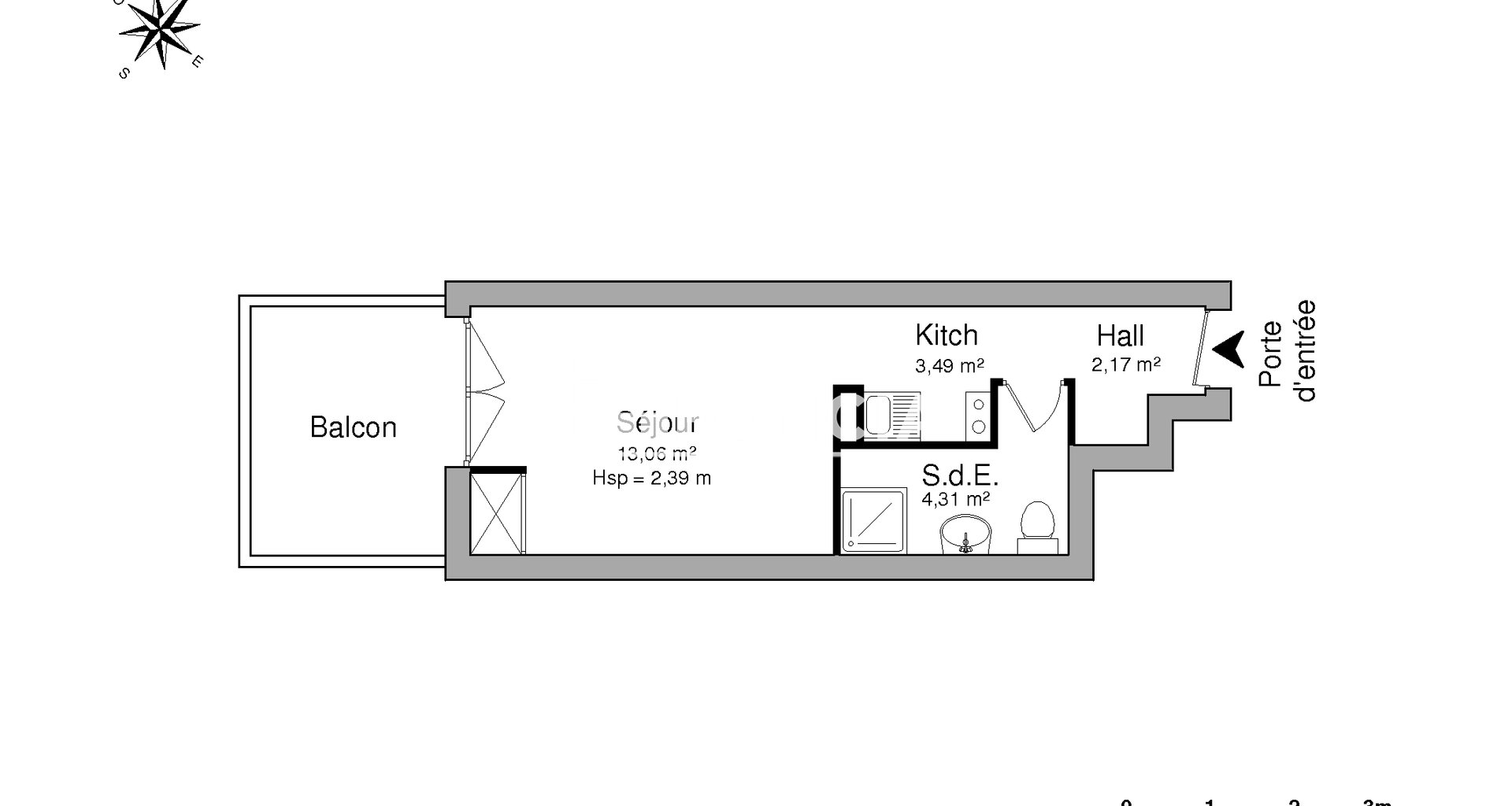 Appartement à louer, 23m², Perpignan