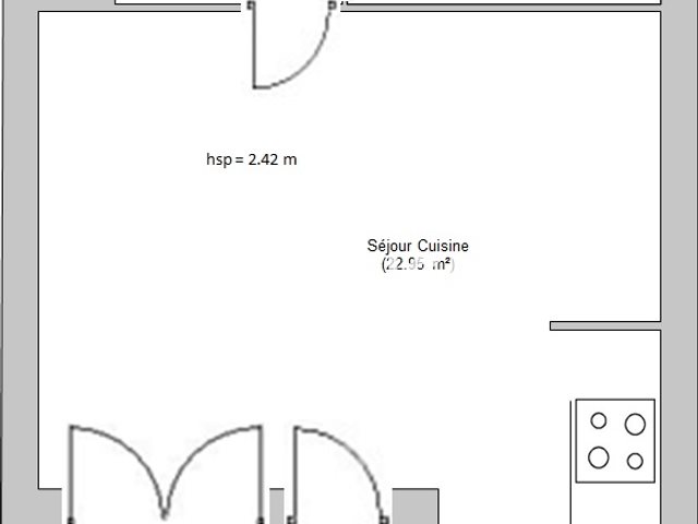 Appartement à louer, 30m², Trèbes