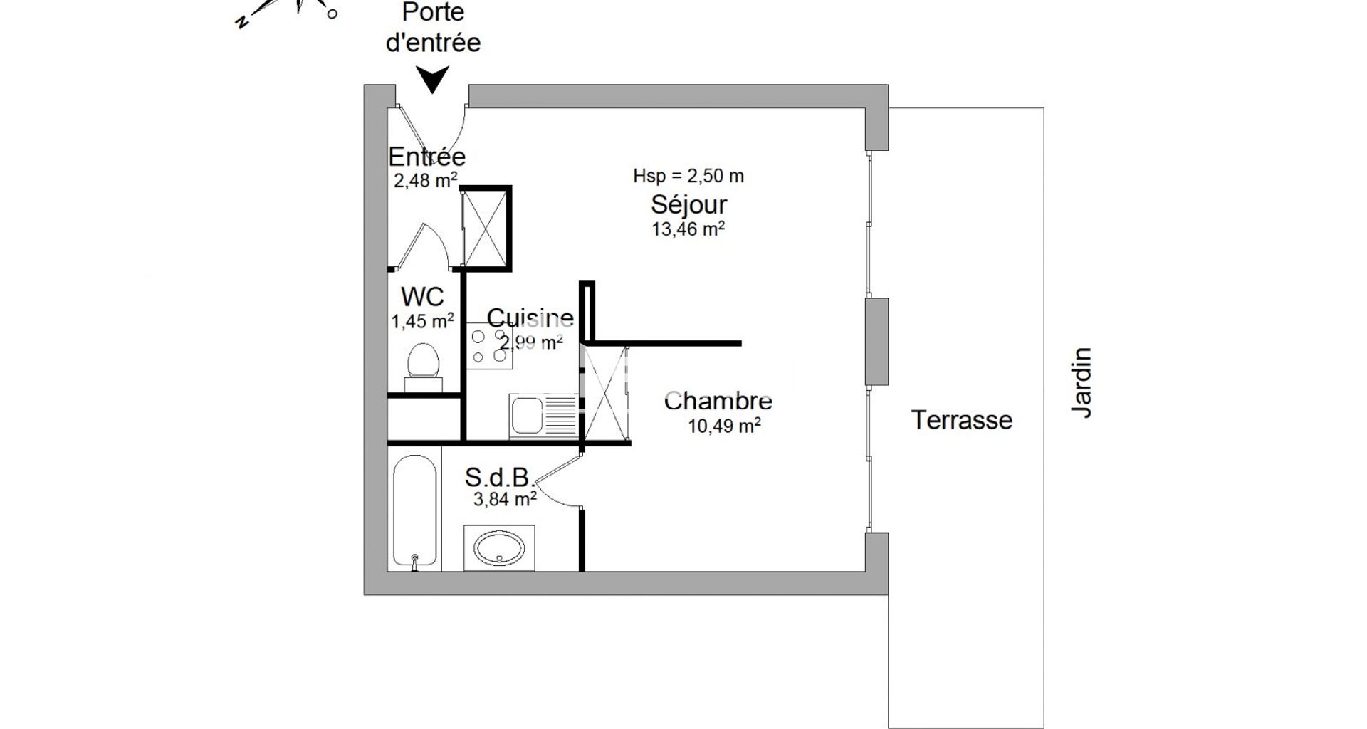 Appartement à louer, 34m², Douvaine