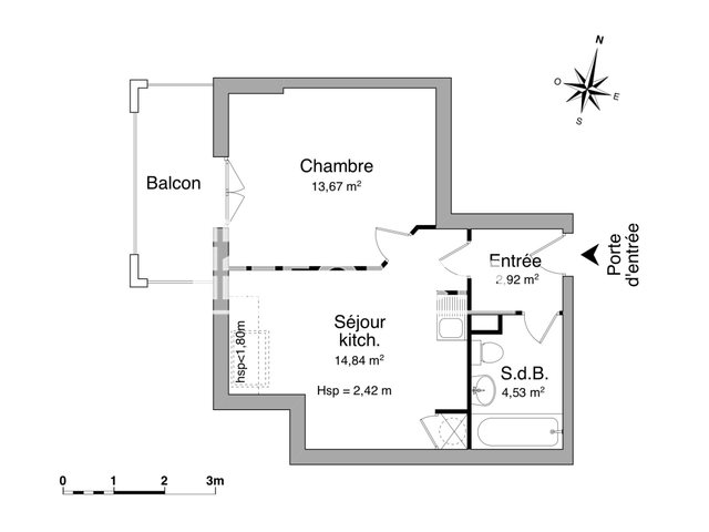 Appartement à louer, 35m², Illkirch-Graffenstaden