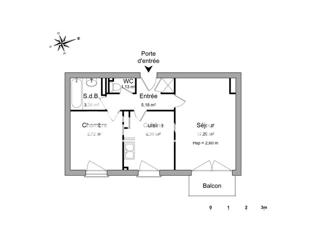 Appartement à louer, 45m², Rodez