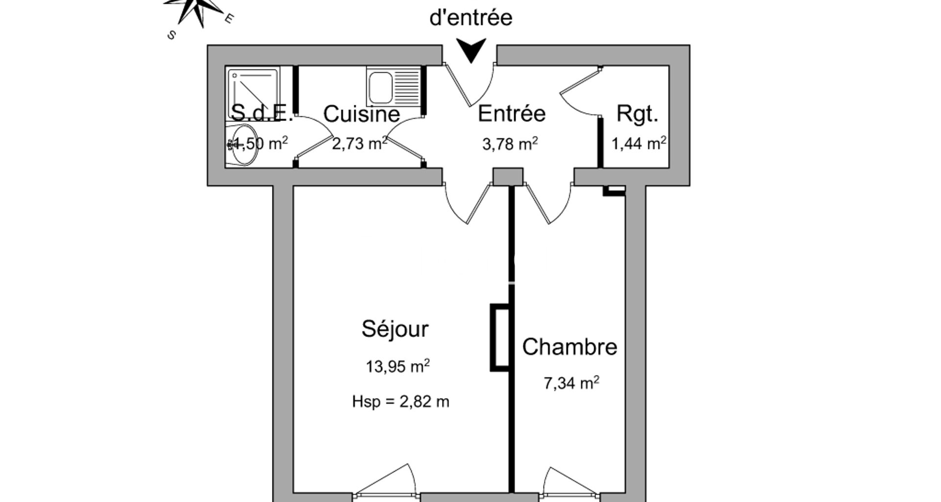 Appartement à louer, 30m², Courbevoie