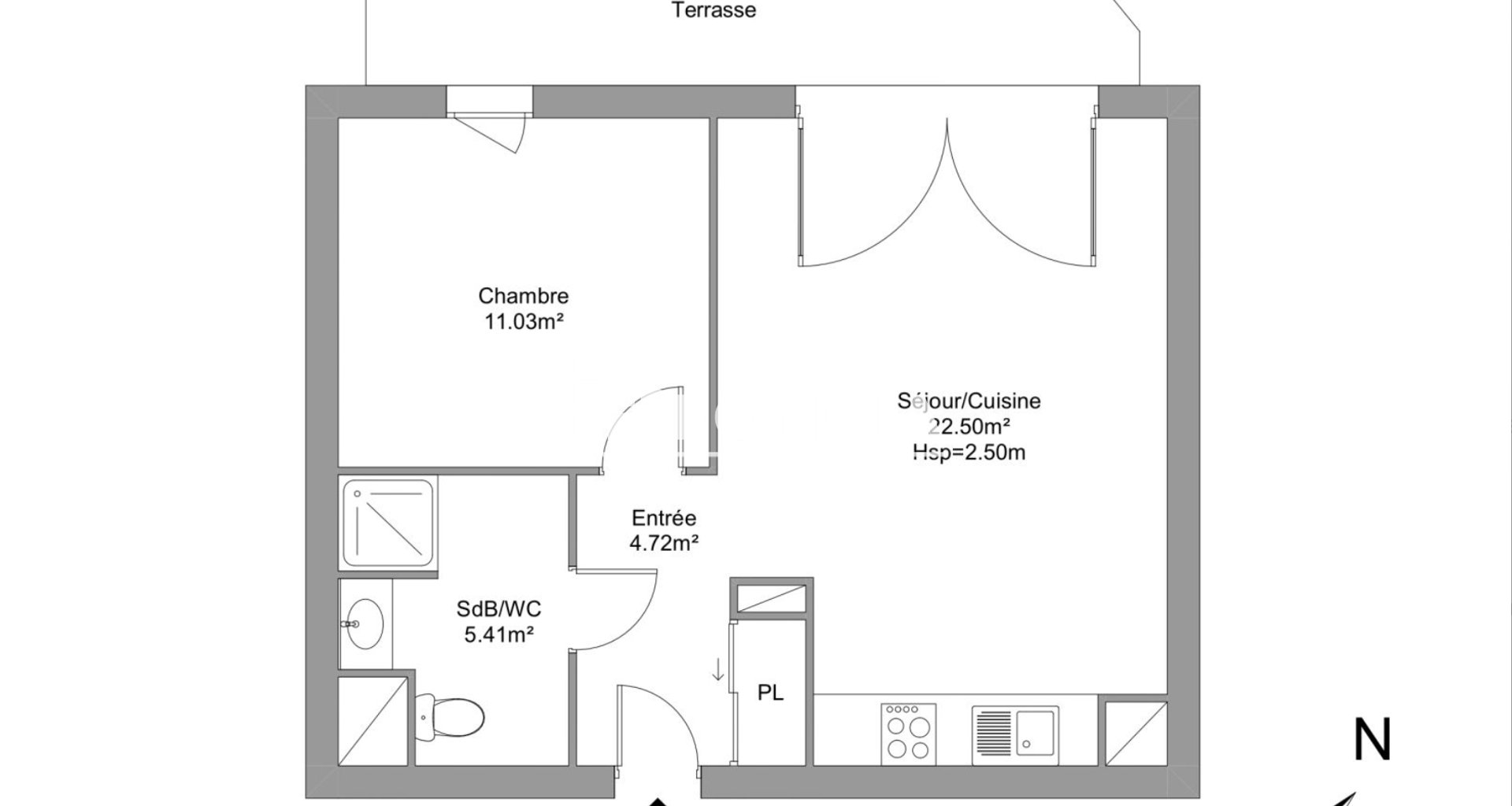 Appartement à louer, 43m², Aix-en-Provence