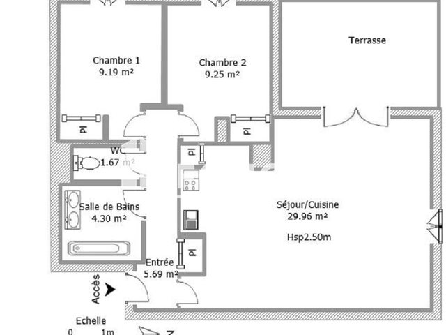 Appartement à louer, 60m², Carcassonne