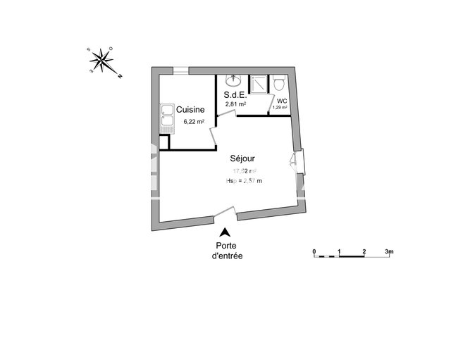 Appartement à louer, 27m², Chartres