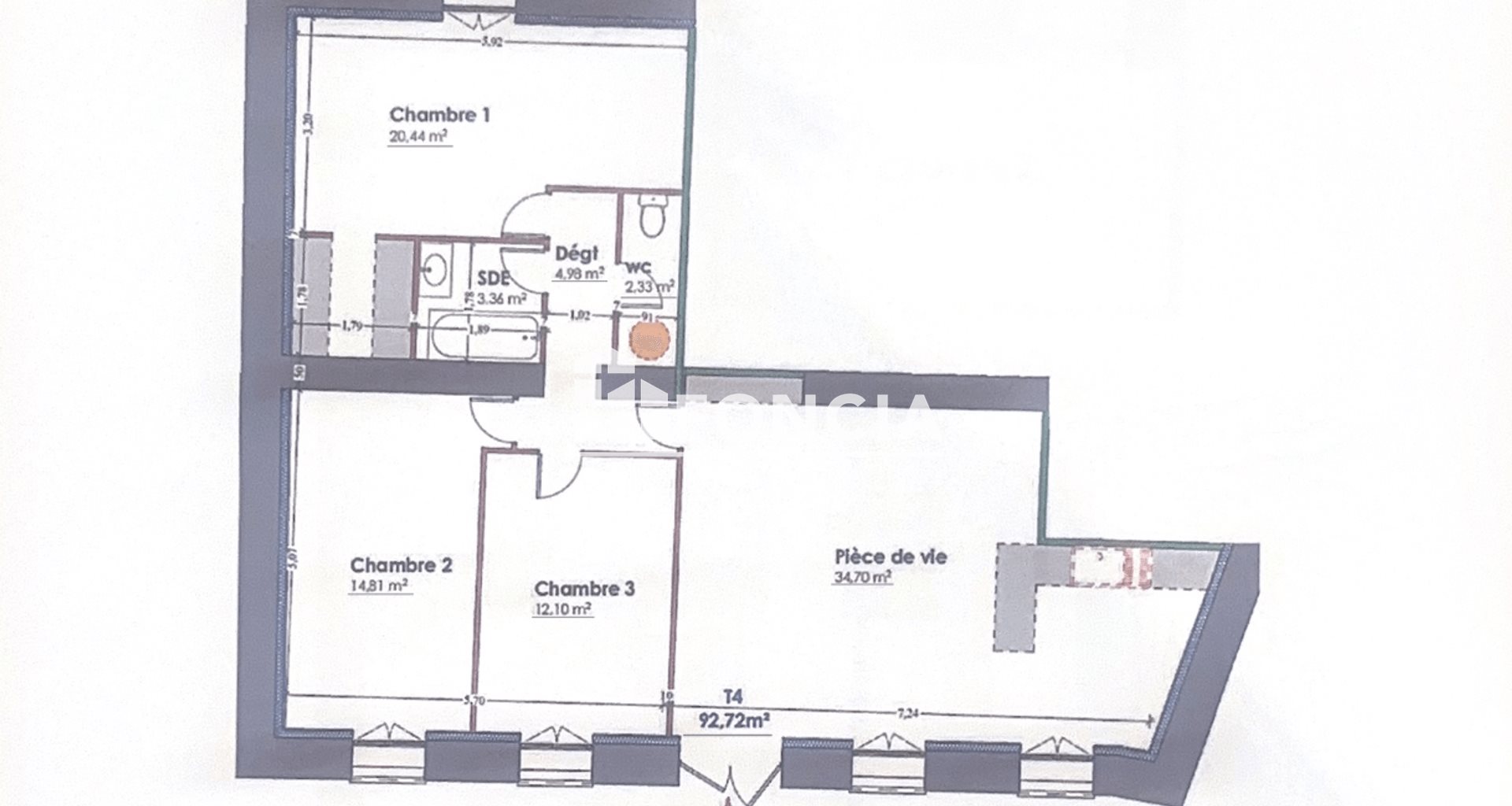 Appartement à vendre, 92m², Thézan-lès-Béziers