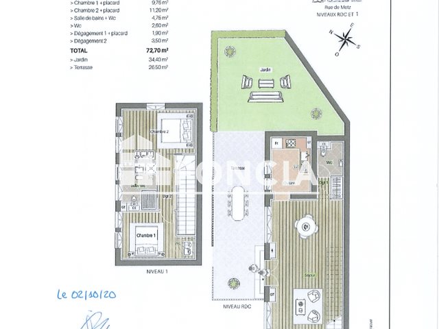Appartement à louer, 73m², Nancy