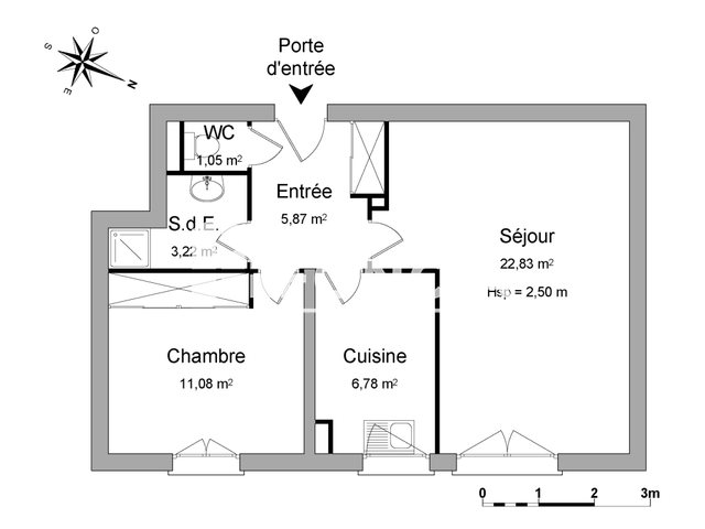 Appartement à louer, 50m², Laval