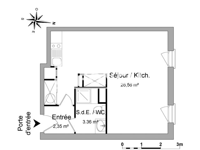 Appartement à louer, 32m², Nantes