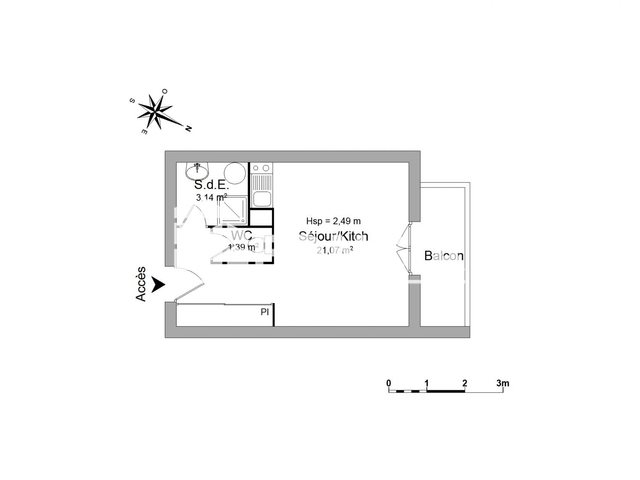 Appartement à louer, 25m², Castanet-Tolosan