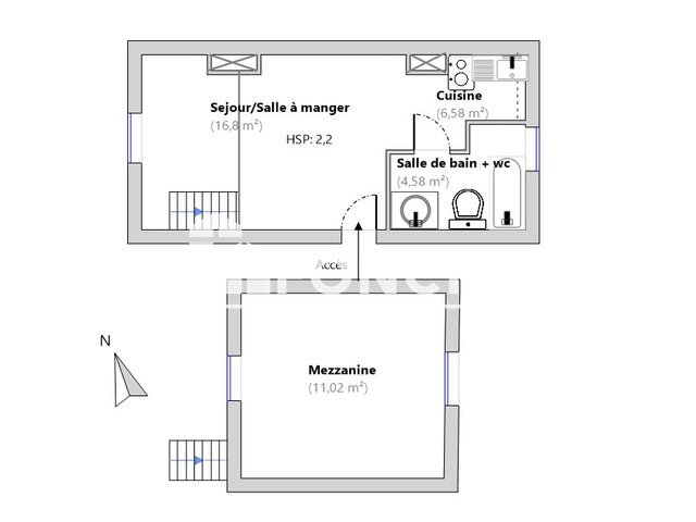 Appartement à louer, 34m², Lille