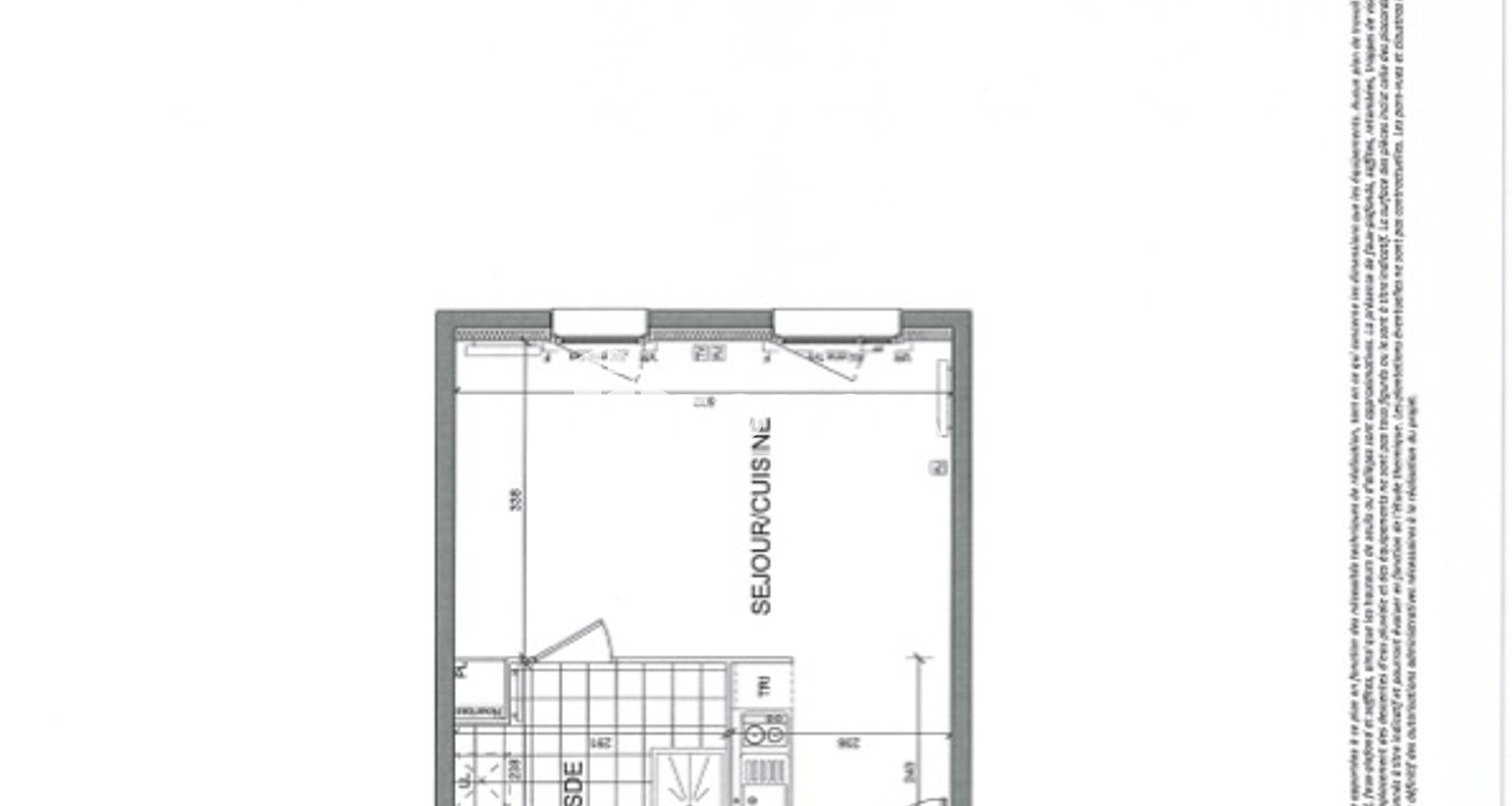Appartement à louer, 29m², Cergy