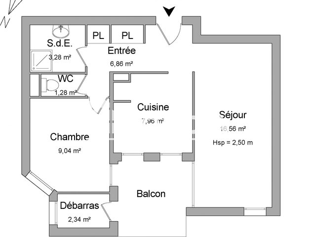 Appartement à louer, 44m², Nîmes