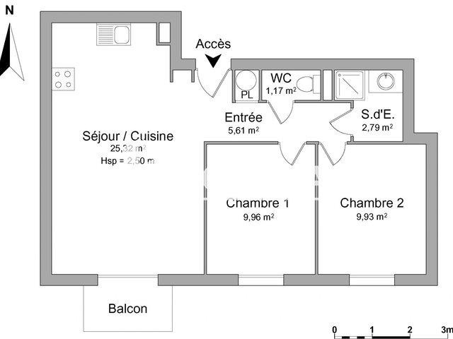 Appartement à louer, 54m², Saint-Jean-de-Braye