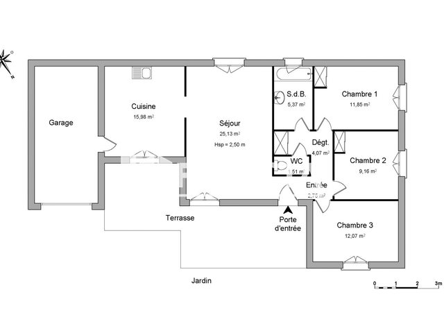 Maison à louer, 87m², L'Isle-Jourdain