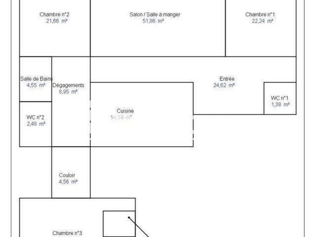 Appartement à louer, 181m², Lille