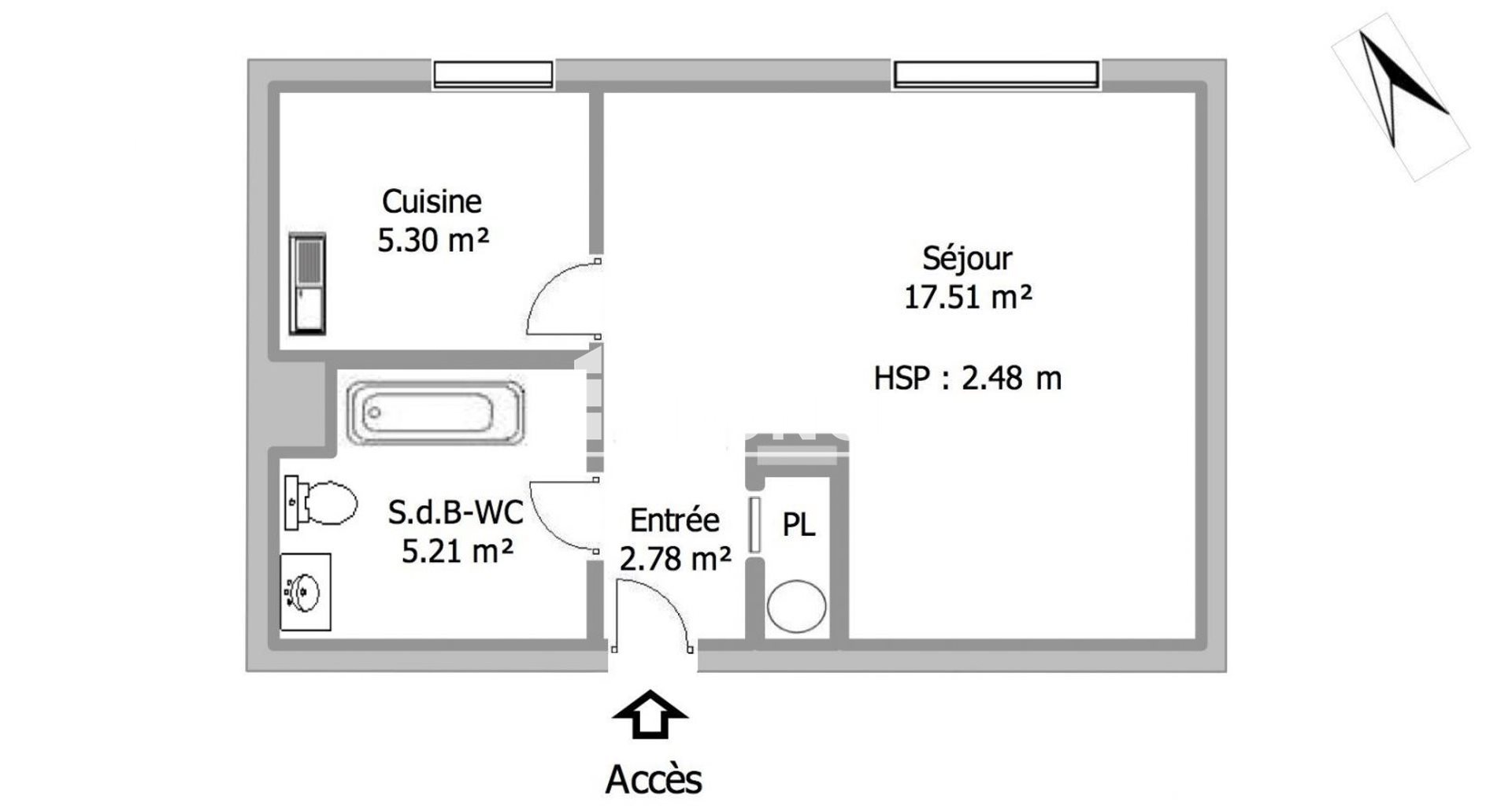 Appartement à louer, 30m², Lieusaint