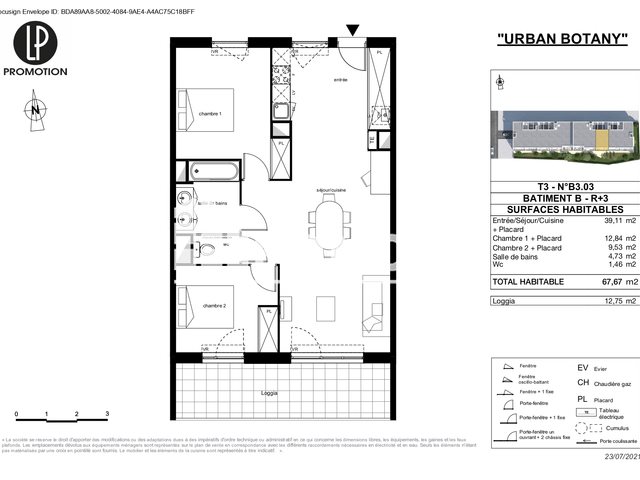 Appartement à louer, 67m², Toulouse