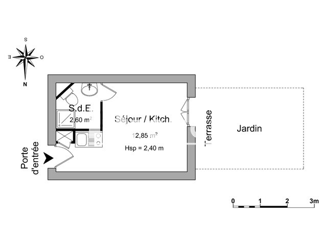 Appartement à louer, 15m², Rennes