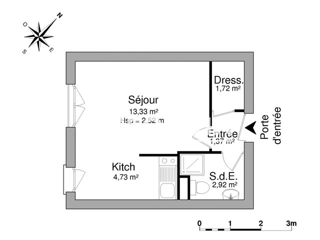 Appartement à louer, 24m², Limoges