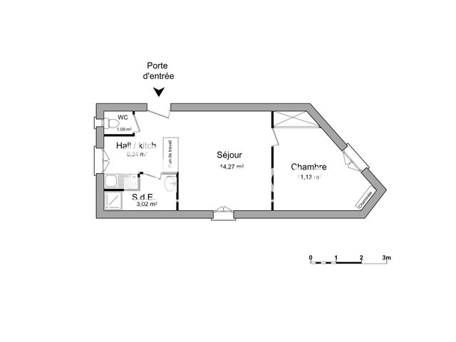 Appartement à louer, 35m², Nancy