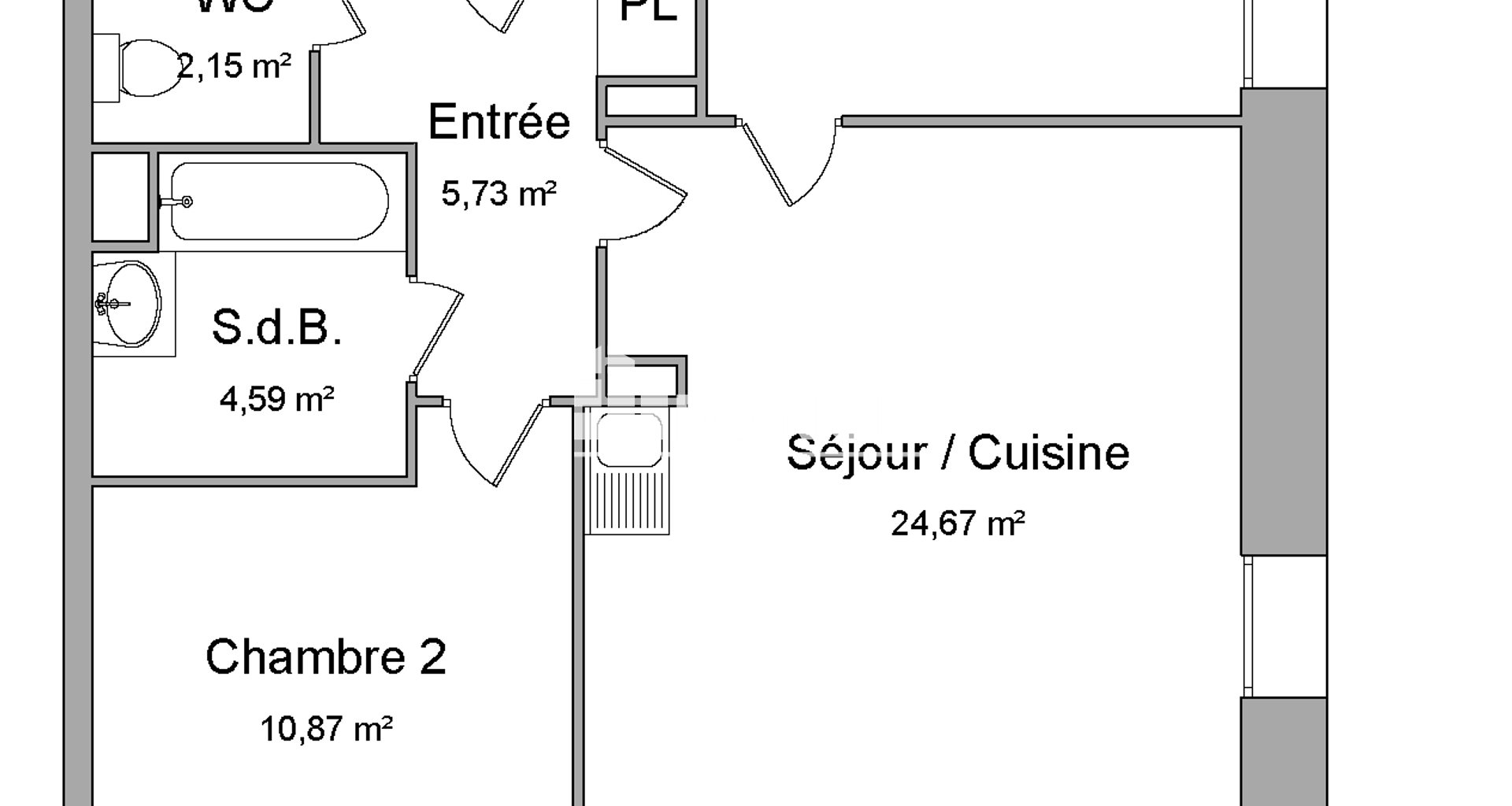 Appartement à louer, 59m², Beaumont-sur-Oise