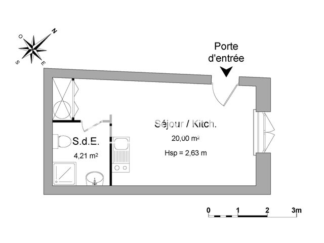 Appartement à louer, 24m², Orléans