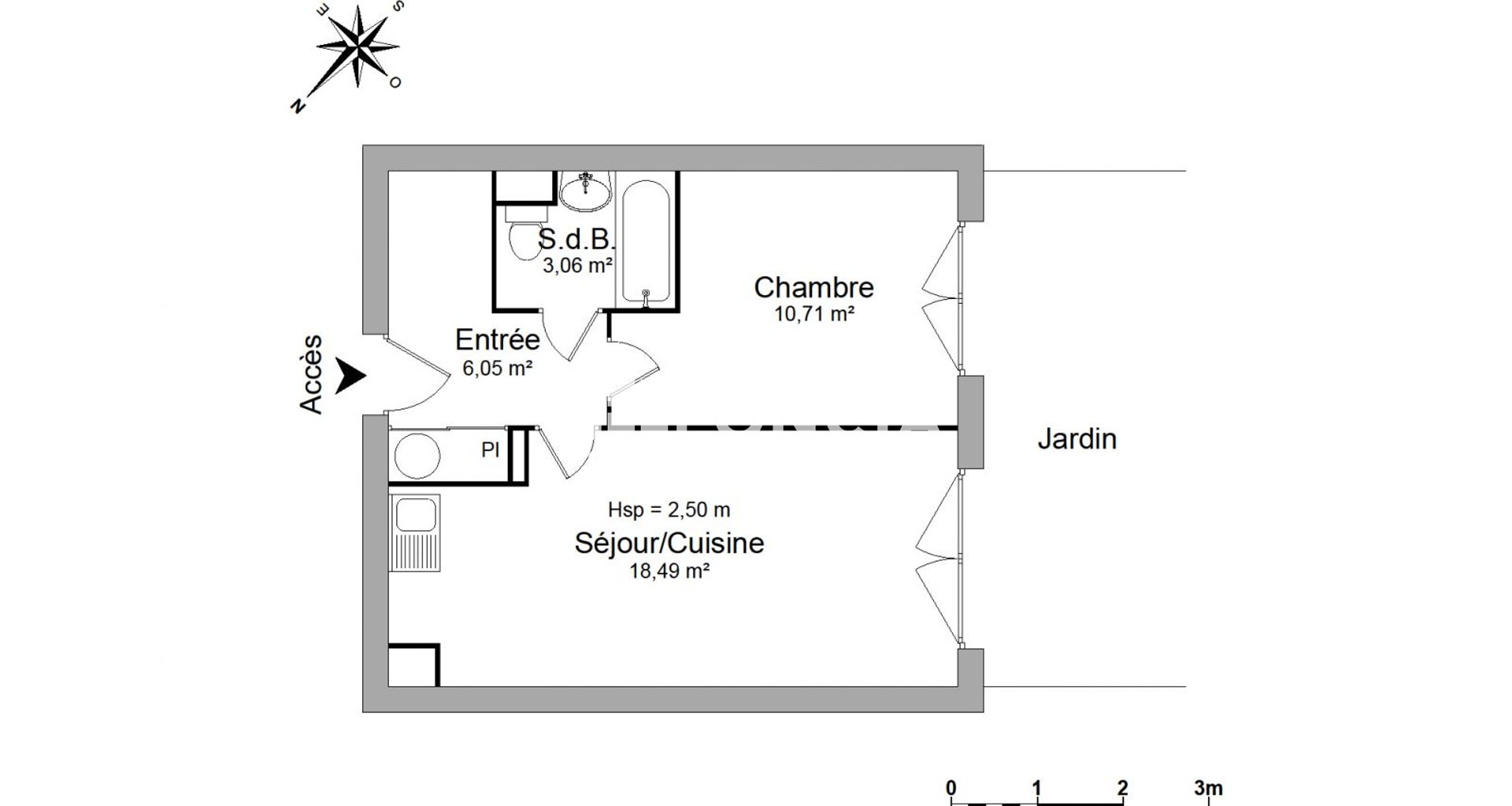Appartement à louer, 38m², Herblay-sur-Seine