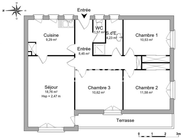 Appartement à louer, 75m², La Seyne-sur-Mer