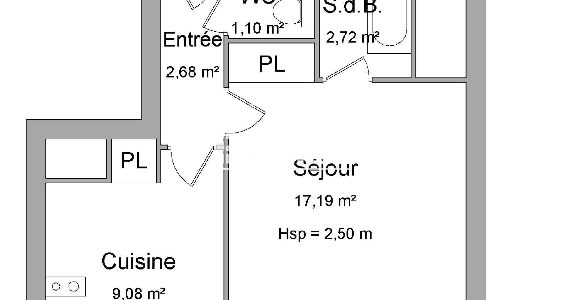 Appartement à louer, 32m², Cachan