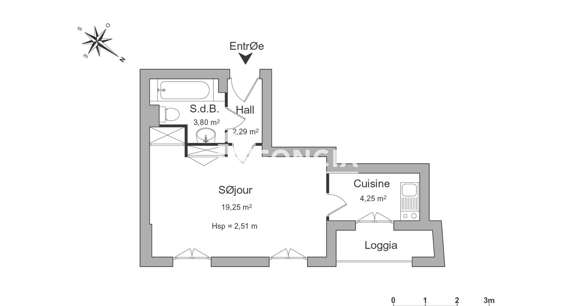 Appartement à louer, 29m², Fontenay-aux-Roses