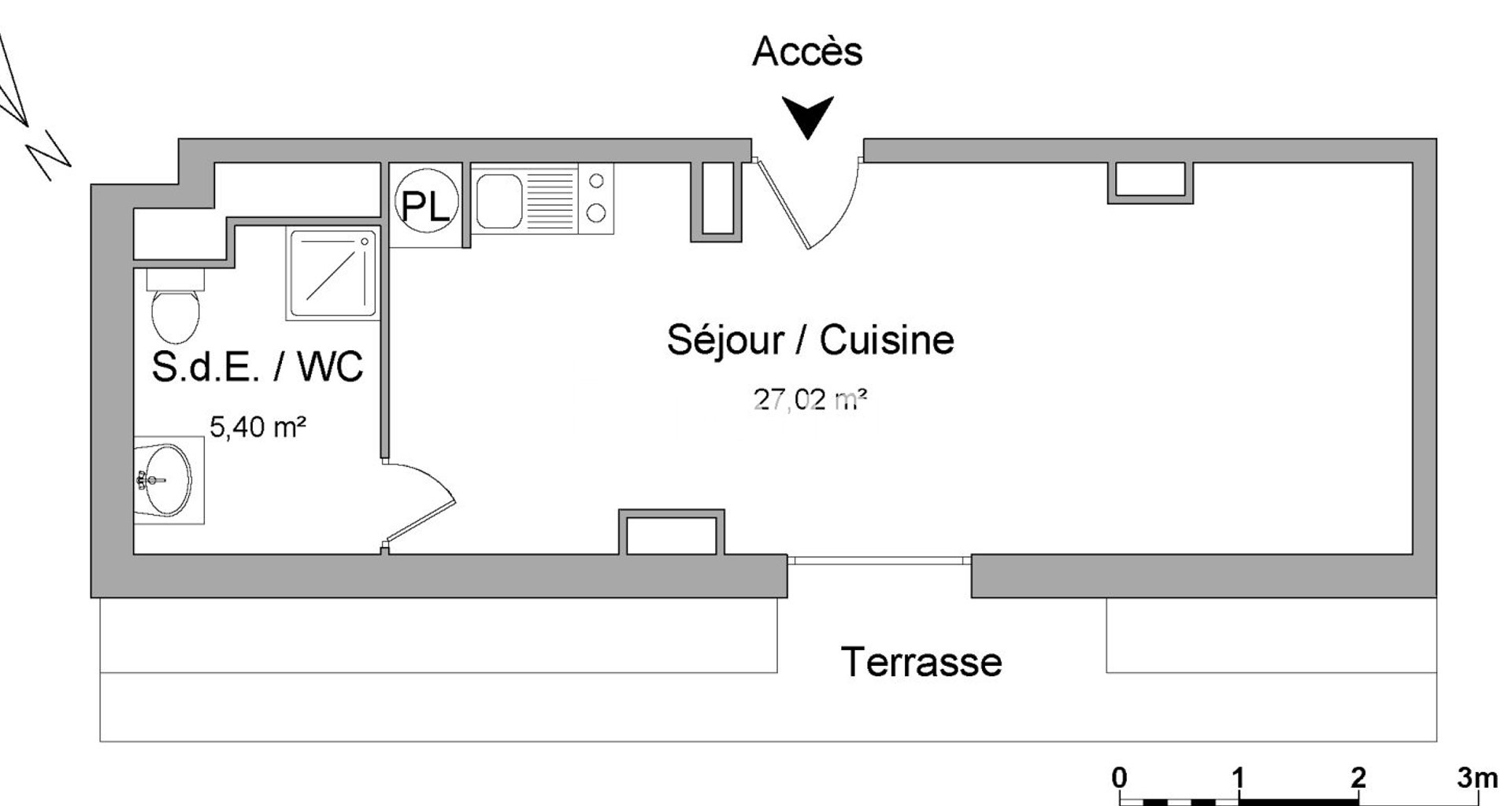Appartement à louer, 32m², Darnétal