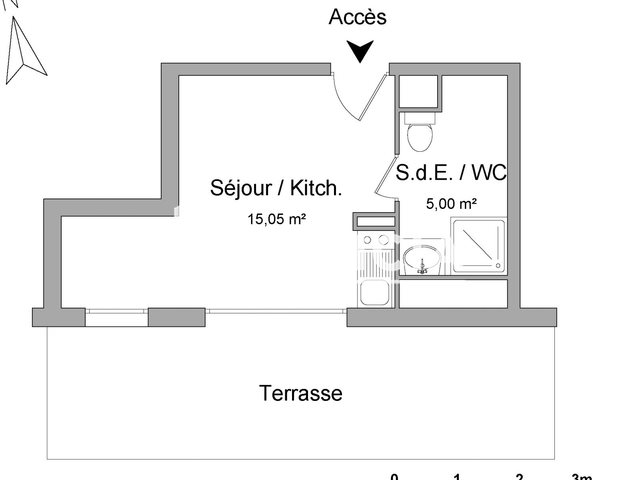 Appartement à louer, 20m², Schiltigheim