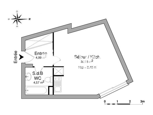 Appartement à louer, 35m², Pau