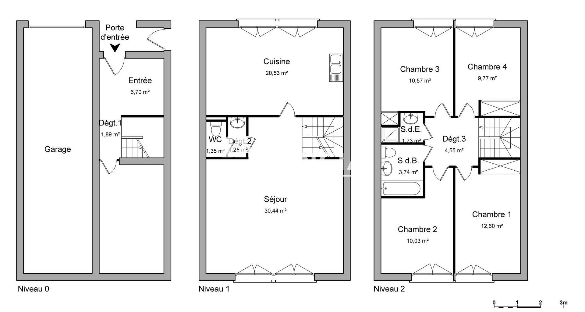 Maison à louer, 115m², Anse