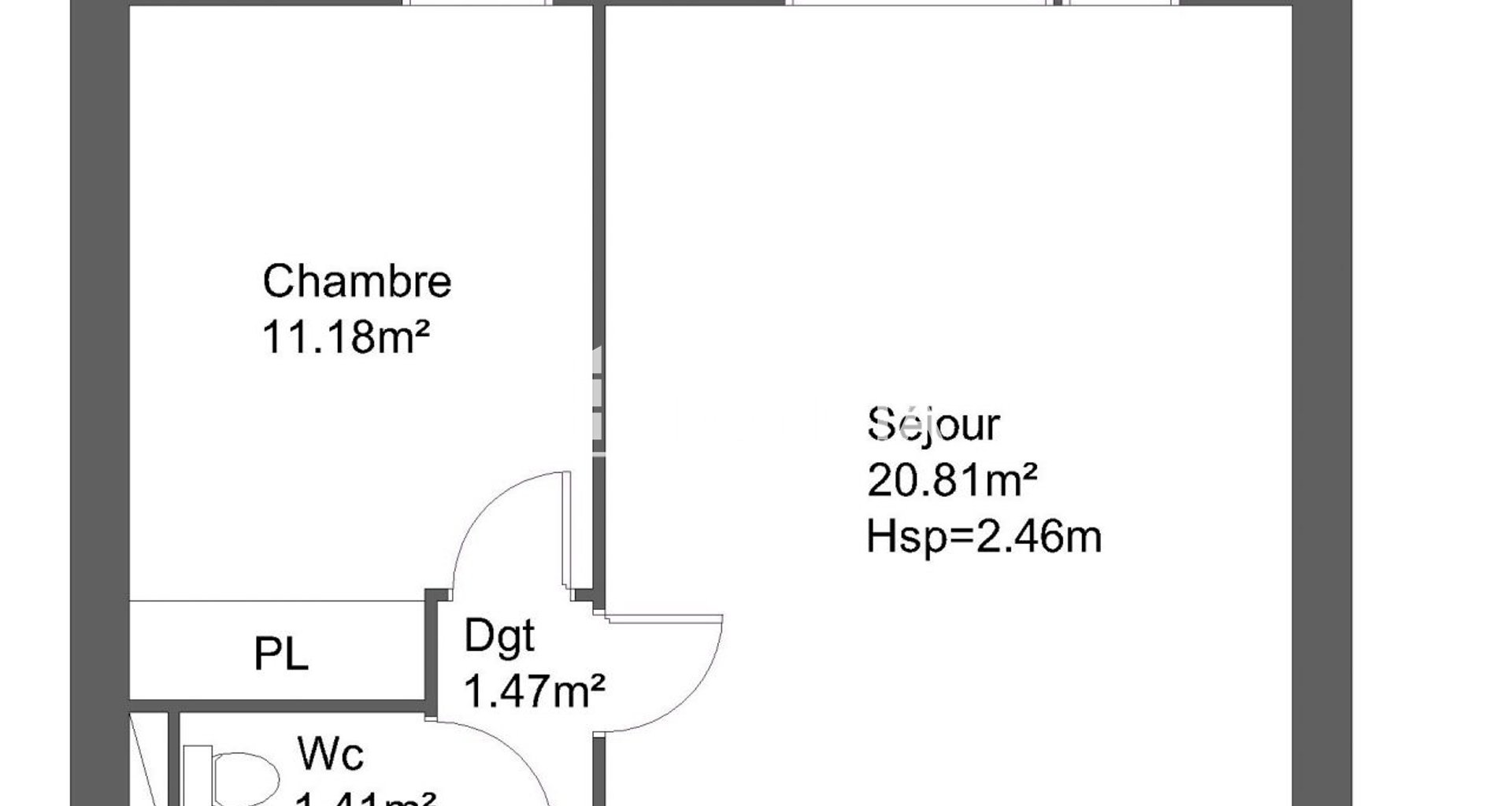 Appartement à louer, 46m², Muret