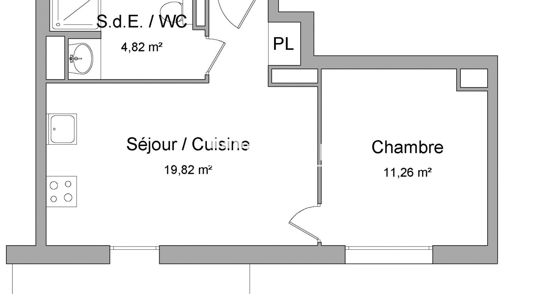 Appartement à louer, 35m², Lyon 8ème