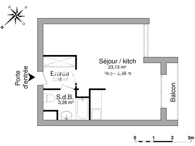 Appartement à louer, 29m², Strasbourg