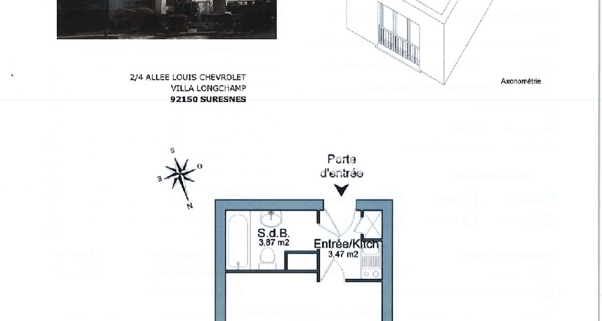 Appartement à louer, 22m², Suresnes