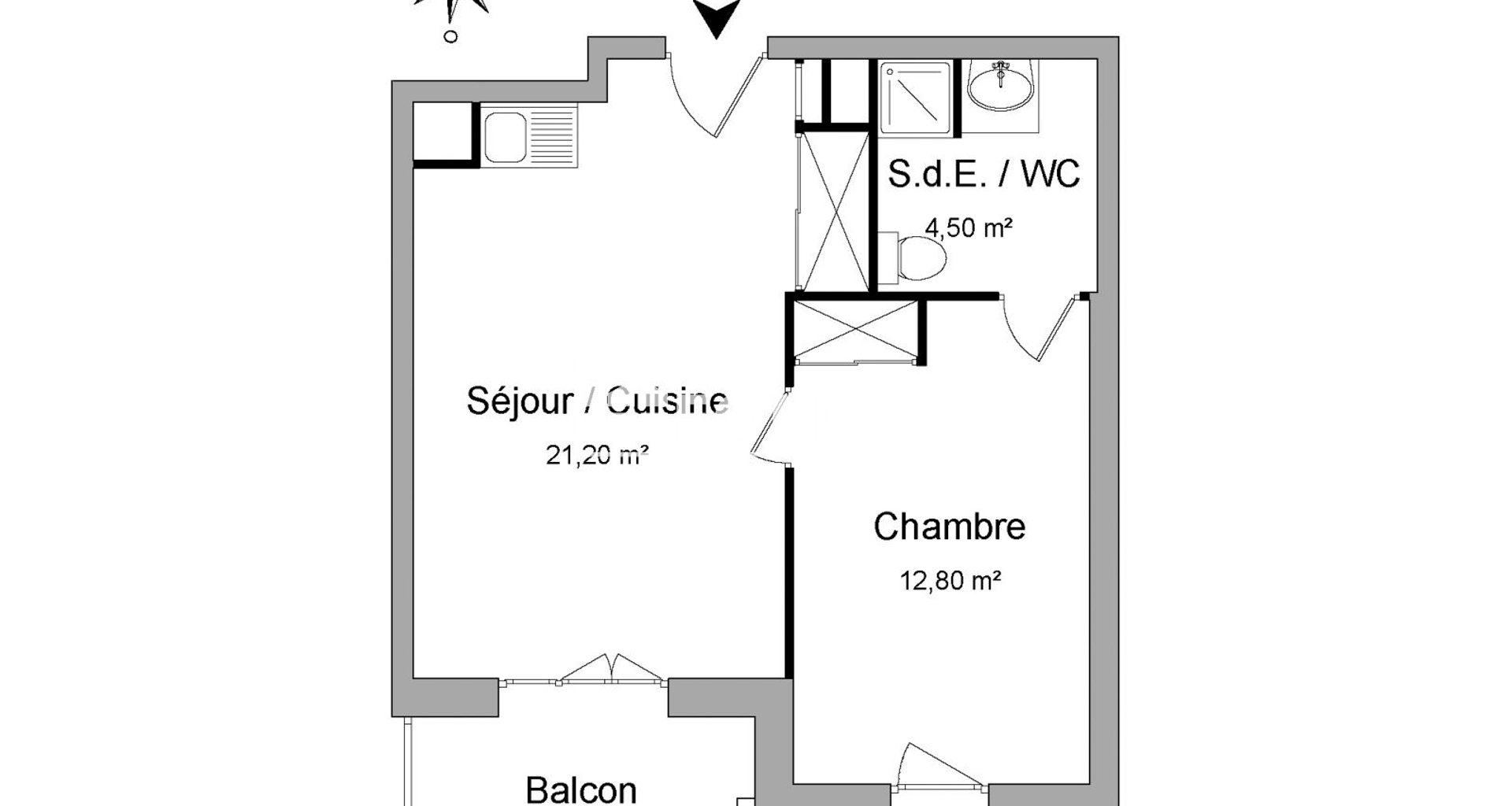 Appartement à louer, 38m², Mérignac