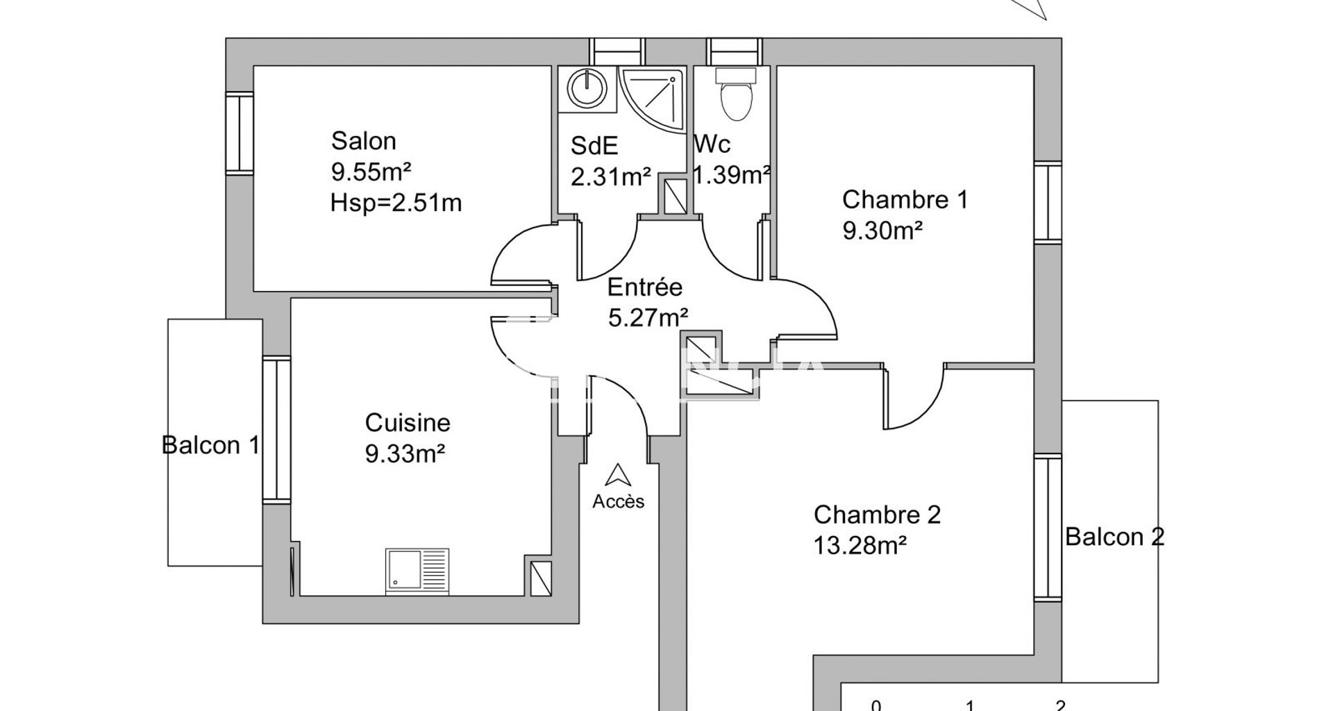 Appartement à louer, 50m², Trévoux