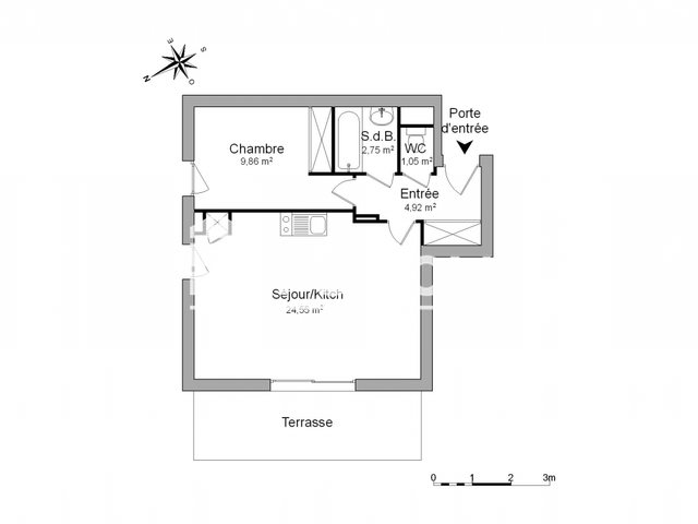 Appartement à louer, 43m², Thoiry