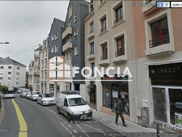Appartement à louer, 58m², Angers