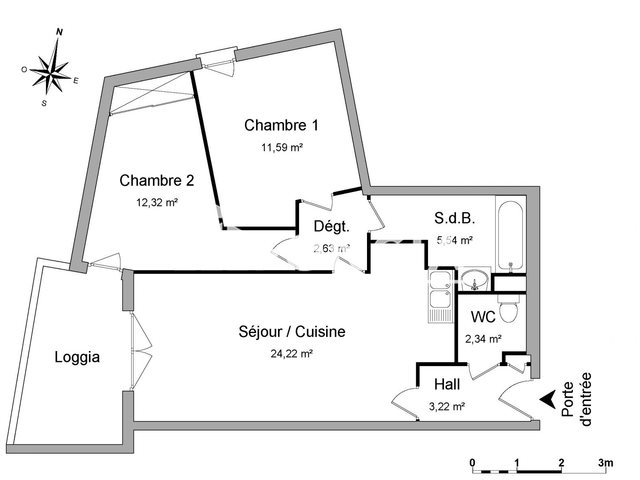 Appartement à louer, 61m², La Seyne-sur-Mer