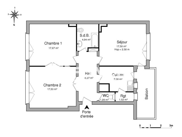 Appartement à louer, 75m², Strasbourg