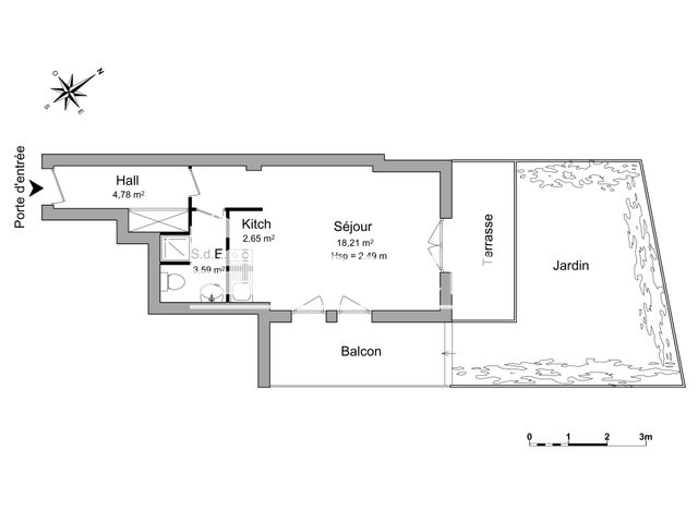Appartement à louer, 29m², Mainvilliers