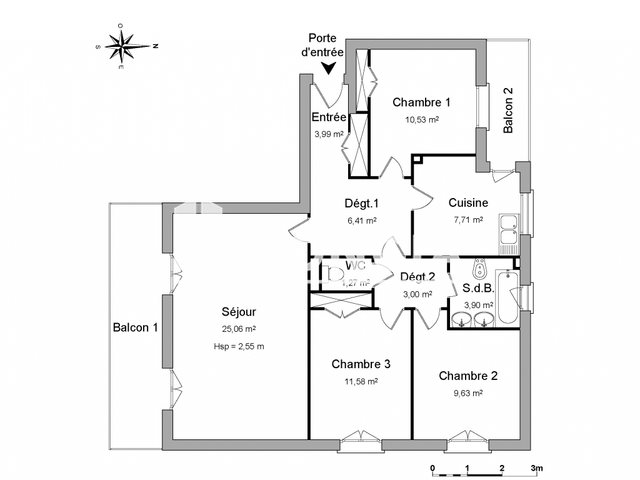 Appartement à louer, 83m², Six-Fours-les-Plages